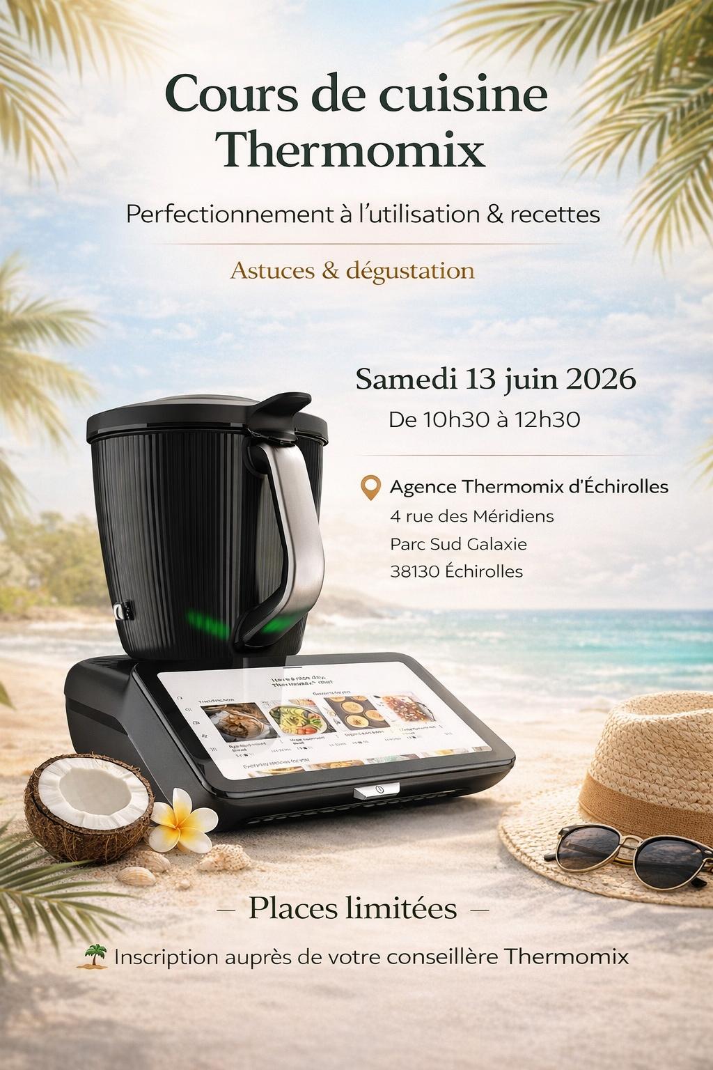 Atelier découverte ou perfectionnement sur l’utilisation d’un Thermomix 