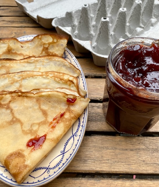 CRêPES SANS OEUF au Thermomix 