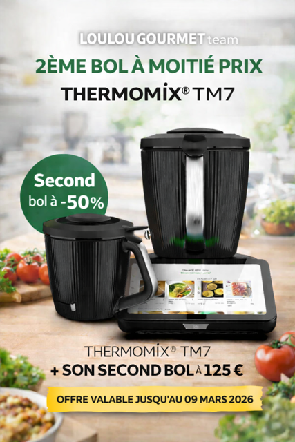 ThermomixTM7&nbsp;: le second bol à moitié prix, l’offre à ne pas manquer