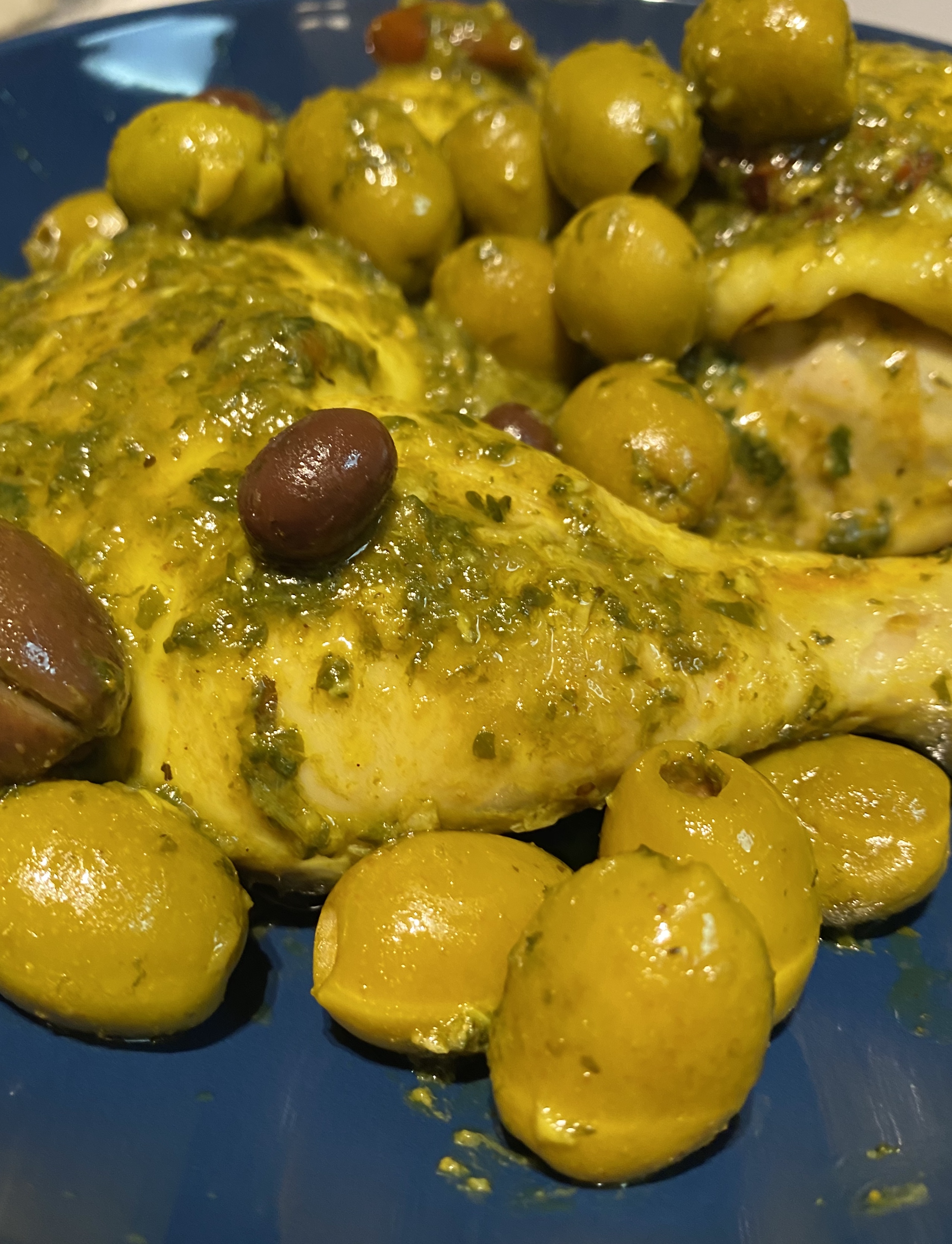 Poulet aux Olives Marocain - @Thermomix 
