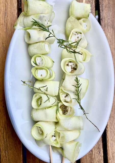 Brochette Féta-Courgette 