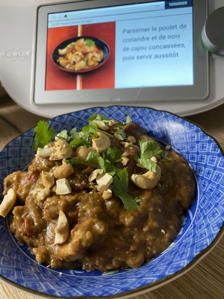 Poulet aux noix de Cajou @thermomix 